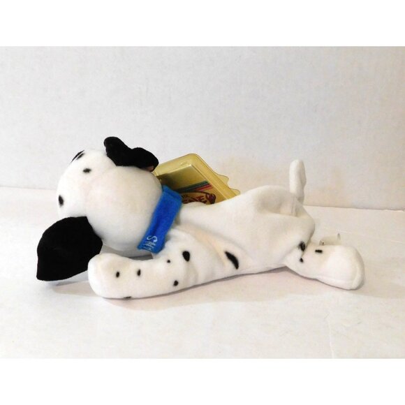 Disney Store 101 Dalmatians Mini Bean Bag Plush 8” Adorable Pup Blue Collar - Picture 4 of 8